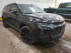 Salvage cars for sale at Davison, MI auction: 2021 Chevrolet Blazer RS