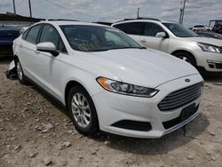 Salvage cars for sale from Copart Columbus, OH: 2015 Ford Fusion S