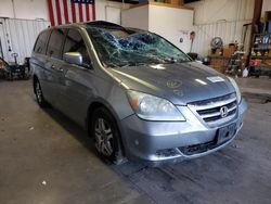 Salvage cars for sale from Copart Billings, MT: 2007 Honda Odyssey EXL