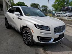 Lincoln salvage cars for sale: 2019 Lincoln Nautilus Black Label