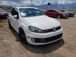 Salvage cars for sale at Colorado Springs, CO auction: 2012 Volkswagen GTI