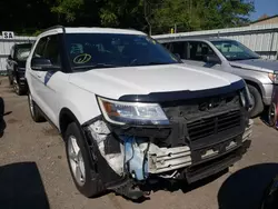 Salvage cars for sale at Glassboro, NJ auction: 2017 Ford Explorer XLT