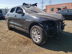 Salvage cars for sale at Dyer, IN auction: 2019 Jaguar F-PACE Prestige