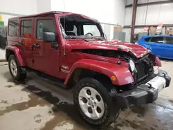 Jeep salvage cars for sale: 2013 Jeep Wrangler Unlimited Sahara