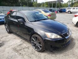 Salvage cars for sale from Copart Savannah, GA: 2008 Lexus IS 250