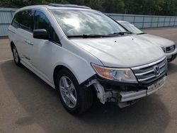 Salvage cars for sale at Brookhaven, NY auction: 2012 Honda Odyssey Touring