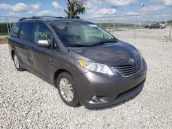 Salvage cars for sale from Copart Cicero, IN: 2012 Toyota Sienna XLE
