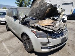 Salvage cars for sale at Rancho Cucamonga, CA auction: 2014 Land Rover Range Rover Supercharged