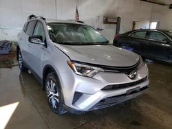 Salvage cars for sale from Copart Portland, MI: 2017 Toyota Rav4 LE