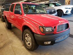 Salvage vehicles for parts for sale at auction: 2001 Toyota Tacoma Double Cab