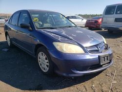 Honda salvage cars for sale: 2004 Honda Civic LX