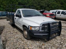 Salvage trucks for sale at Florence, MS auction: 2003 Dodge RAM 2500 ST