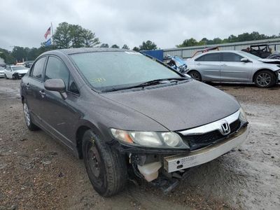 Salvage cars for sale from Copart Florence, MS: 2009 Honda Civic LX