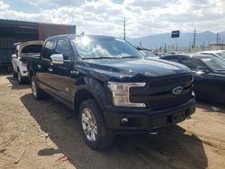 Salvage cars for sale at Colorado Springs, CO auction: 2019 Ford F150 Supercrew