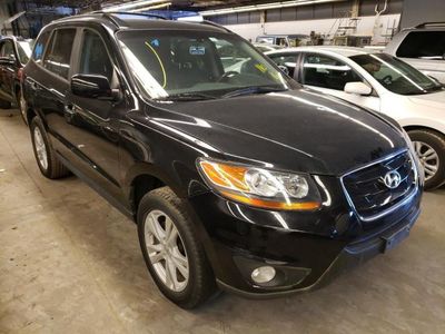 Salvage cars for sale from Copart Wheeling, IL: 2011 Hyundai Santa FE Limited