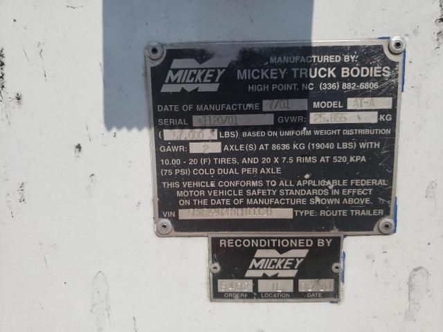 2001 Mick KEG Trailer