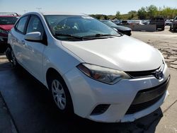 Salvage cars for sale from Copart Littleton, CO: 2016 Toyota Corolla ECO