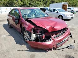 Chevrolet Impala salvage cars for sale: 2006 Chevrolet Impala LT