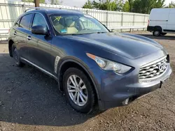 Salvage cars for sale at Woodhaven, MI auction: 2009 Infiniti FX35