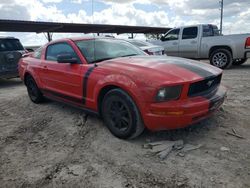 Salvage cars for sale at Temple, TX auction: 2005 Ford Mustang