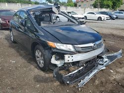 Salvage cars for sale from Copart Opa Locka, FL: 2012 Honda Civic LX