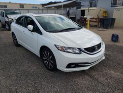 Salvage cars for sale from Copart Kapolei, HI: 2015 Honda Civic EXL