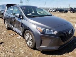 Salvage cars for sale at Elgin, IL auction: 2019 Hyundai Ioniq Blue