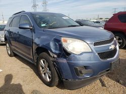Salvage cars for sale at Elgin, IL auction: 2012 Chevrolet Equinox LT