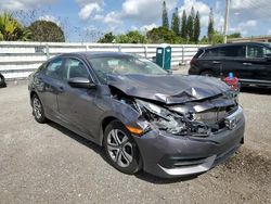 Honda salvage cars for sale: 2018 Honda Civic LX