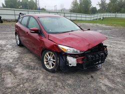 Salvage cars for sale at Leroy, NY auction: 2015 Ford Focus SE