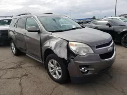 Salvage cars for sale at Woodhaven, MI auction: 2012 Chevrolet Equinox LT