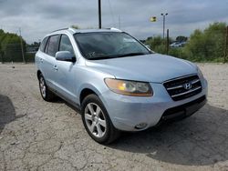 Salvage cars for sale at Indianapolis, IN auction: 2008 Hyundai Santa FE SE