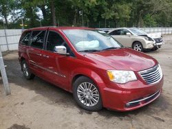 Salvage cars for sale from Copart Austell, GA: 2014 Chrysler Town & Country Touring L