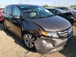 Salvage cars for sale from Copart Elgin, IL: 2014 Honda Odyssey EXL