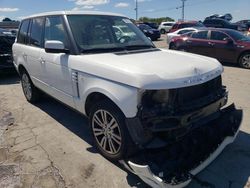 Land Rover salvage cars for sale: 2012 Land Rover Range Rover HSE