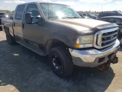 Salvage trucks for sale at Cahokia Heights, IL auction: 2002 Ford F250 Super Duty