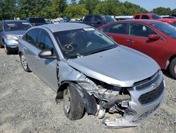 Chevrolet Cruze salvage cars for sale: 2015 Chevrolet Cruze LS