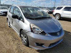 Salvage cars for sale at Dyer, IN auction: 2009 Honda FIT Sport