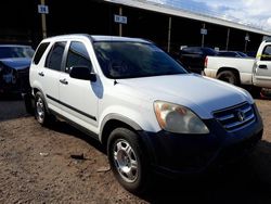 Salvage cars for sale at Phoenix, AZ auction: 2006 Honda CR-V LX