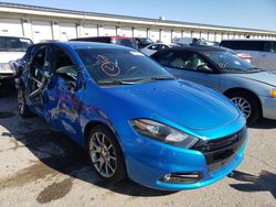 Salvage cars for sale at Earlington, KY auction: 2015 Dodge Dart SXT
