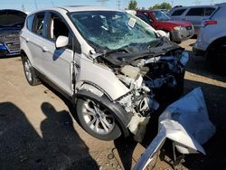 Salvage cars for sale from Copart Elgin, IL: 2017 Ford Escape SE