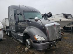 Salvage trucks for sale at Woodburn, OR auction: 2015 Kenworth Construction T680