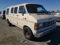 Salvage cars for sale at Antelope, CA auction: 1986 Dodge RAM Van B250