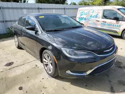 Salvage cars for sale at Windsor, NJ auction: 2015 Chrysler 200 Limited