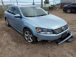 Salvage cars for sale at Rapid City, SD auction: 2012 Volkswagen Passat SE