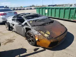 Lamborghini Gallardo Spyder salvage cars for sale: 2008 Lamborghini Gallardo Spyder