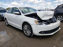 Salvage cars for sale at Riverview, FL auction: 2012 Volkswagen Jetta SEL