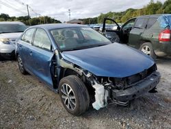 Salvage cars for sale at North Billerica, MA auction: 2017 Volkswagen Jetta SE