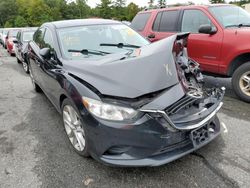 Salvage cars for sale at Exeter, RI auction: 2015 Mazda 6 Touring