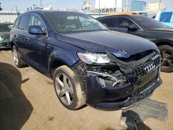 Salvage cars for sale at Dyer, IN auction: 2013 Audi Q7 Prestige